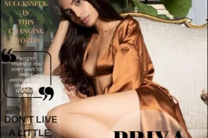 Model Priya Aims High With Naked Lynx Loungewear