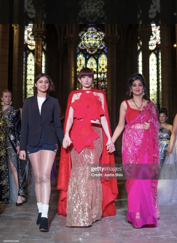Designer of the star: Anjali Phougat ignites a Sustainable Revolution at Paris Fashion Week with "Whispers of Winter" - A Global Glam Fashion Production at La Chapelle de Reille