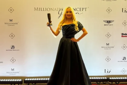 Ukrainian Singer Angela in Prestigious International "The Millionaire Concept Awards" in Baku