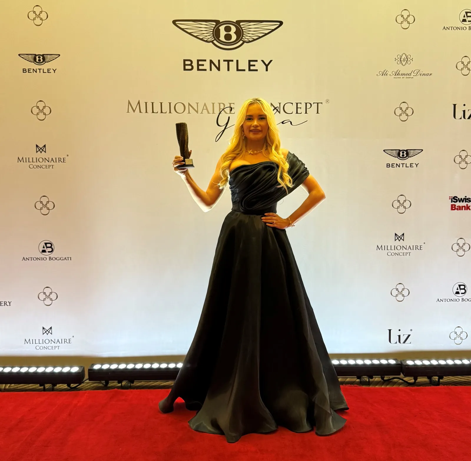 Ukrainian Singer Angela in Prestigious International "The Millionaire Concept Awards" in Baku
